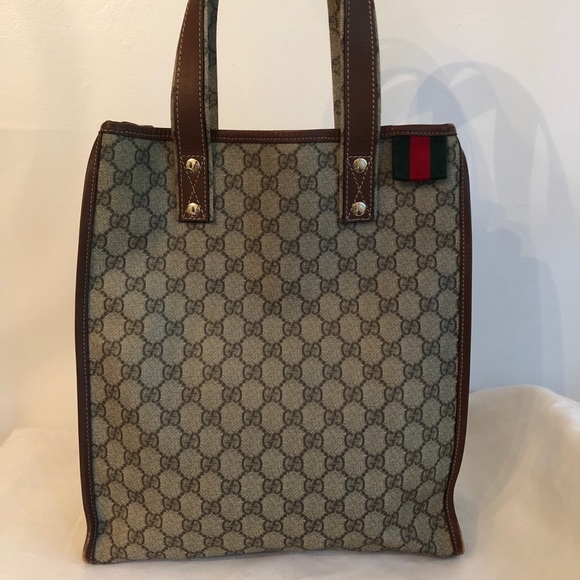 gucci web loop tote